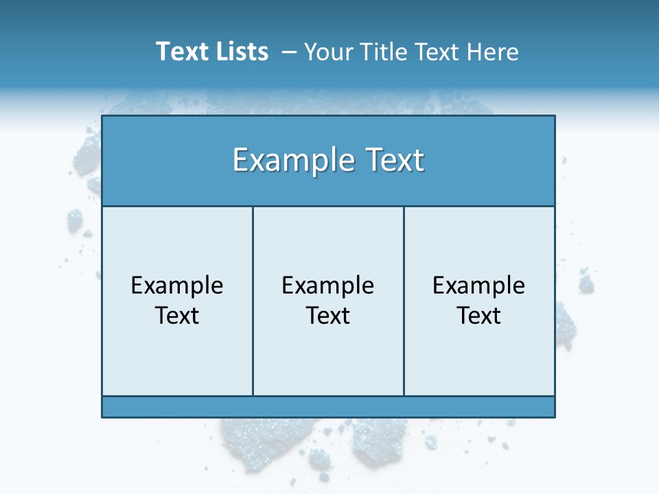 A Pile Of Blue Powder On A White Surface PowerPoint Template