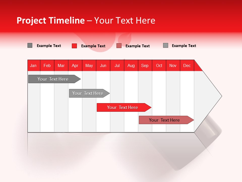 A Bottle Of Red Nail Polish With A Red Liquid Coming Out Of It PowerPoint Template