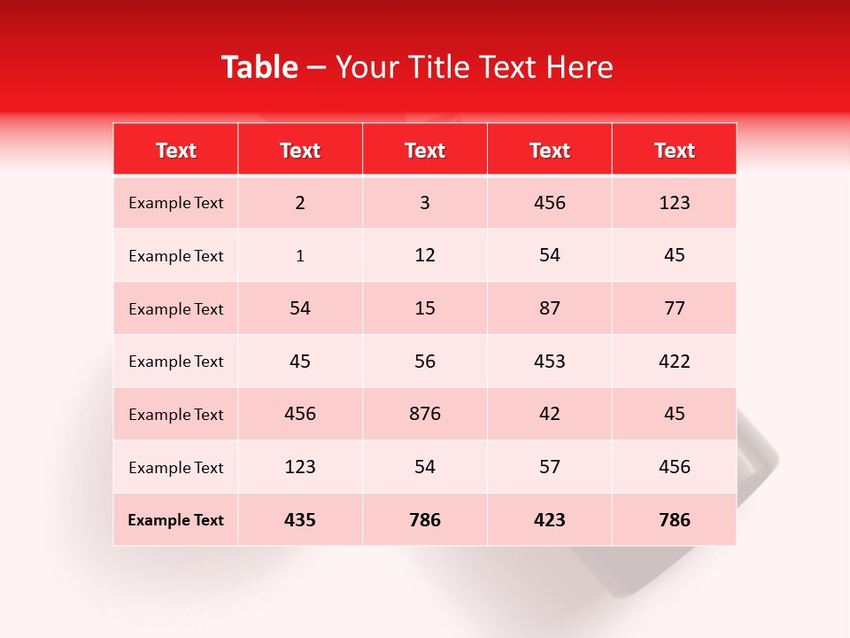 A Bottle Of Red Nail Polish With A Red Liquid Coming Out Of It PowerPoint Template