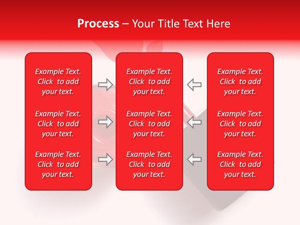 A Bottle Of Red Nail Polish With A Red Liquid Coming Out Of It PowerPoint Template