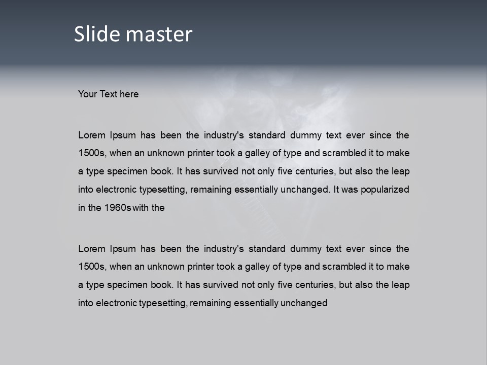 Sword Shadow Fantasy PowerPoint Template