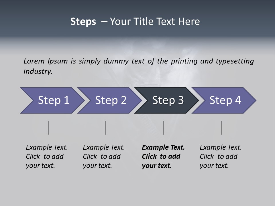 Sword Shadow Fantasy PowerPoint Template