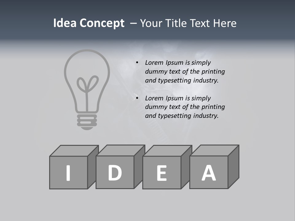 Sword Shadow Fantasy PowerPoint Template