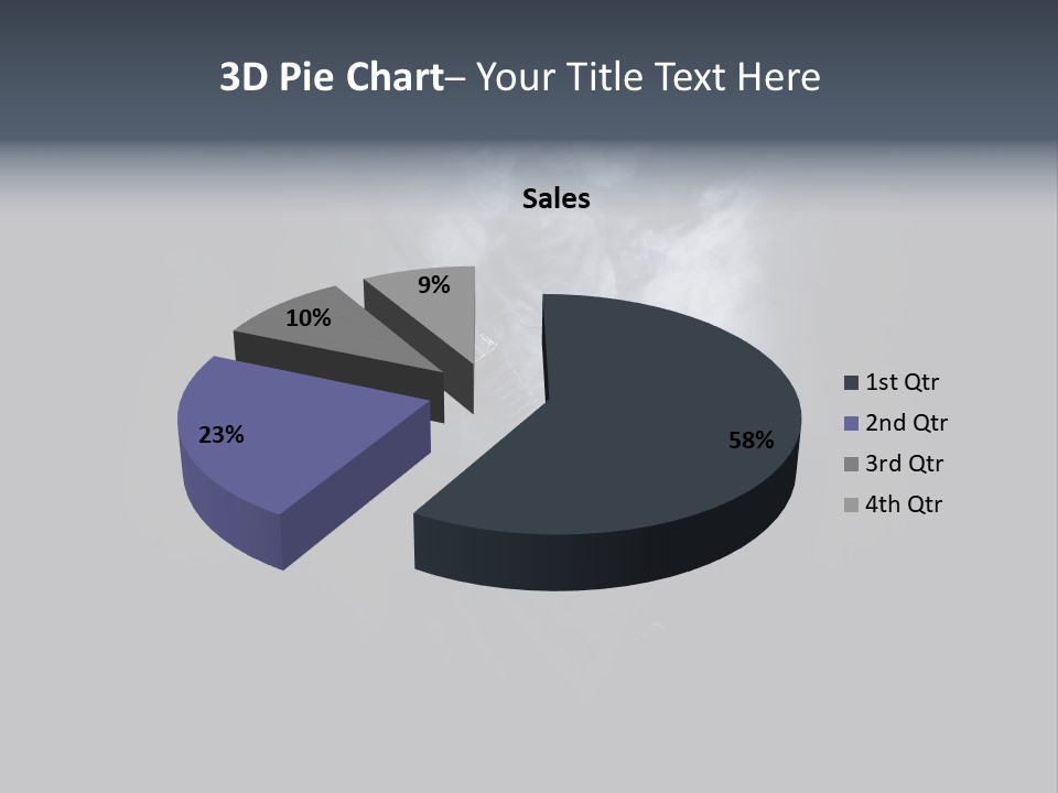 Sword Shadow Fantasy PowerPoint Template