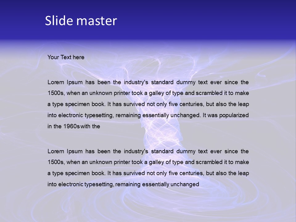 Shock Thunder Light PowerPoint Template