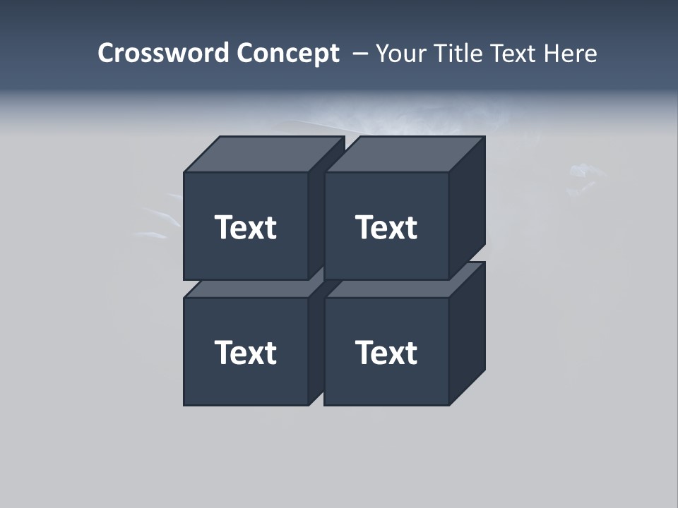 Shadow Mist Combative PowerPoint Template