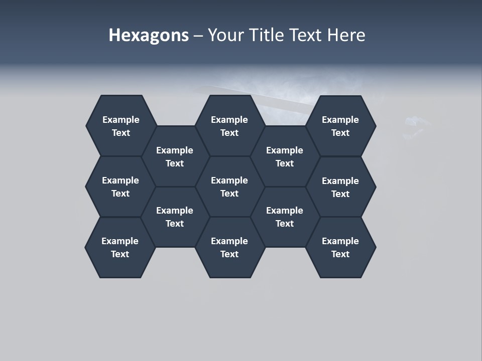 Shadow Mist Combative PowerPoint Template