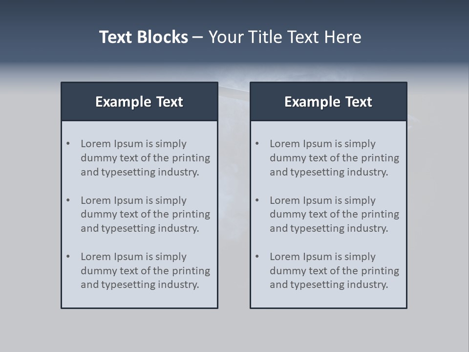 Shadow Mist Combative PowerPoint Template