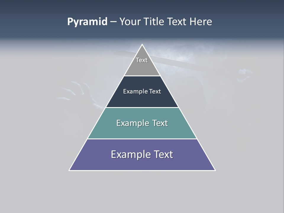 Shadow Mist Combative PowerPoint Template
