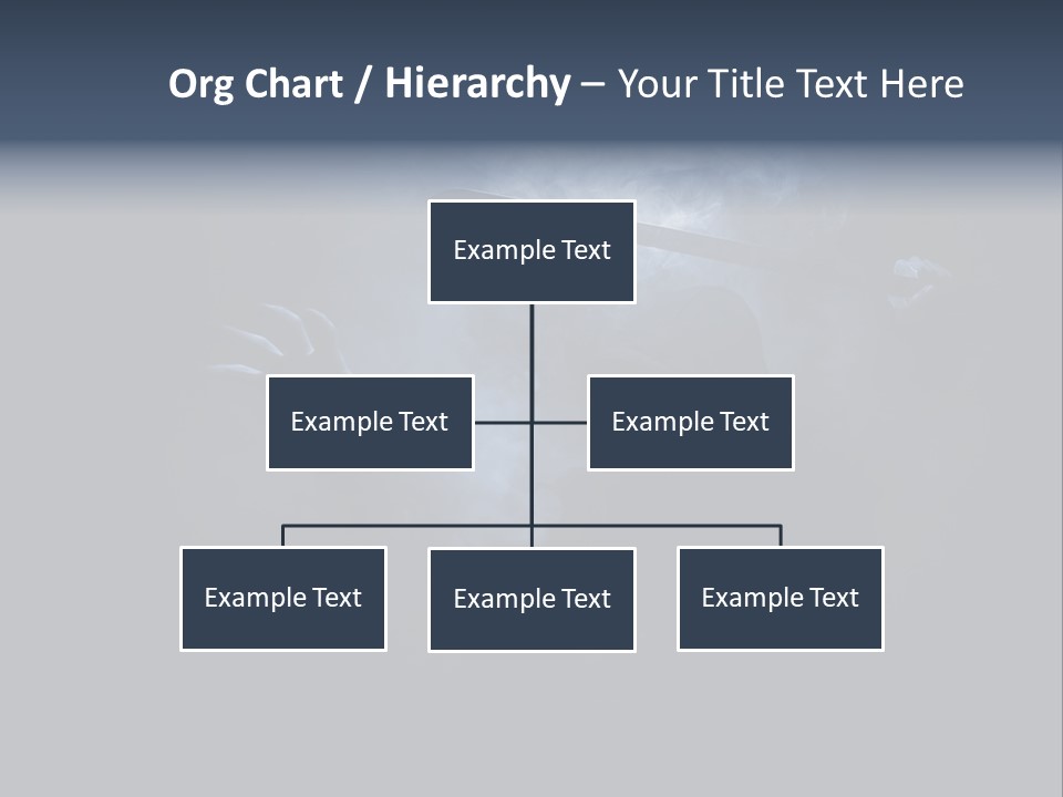 Shadow Mist Combative PowerPoint Template