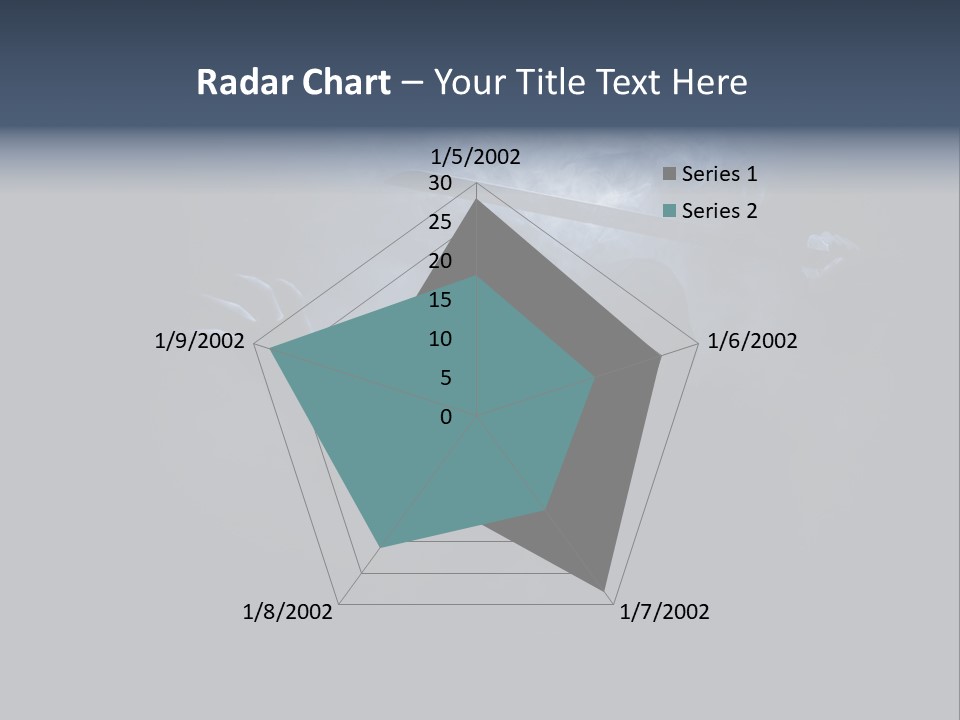 Shadow Mist Combative PowerPoint Template