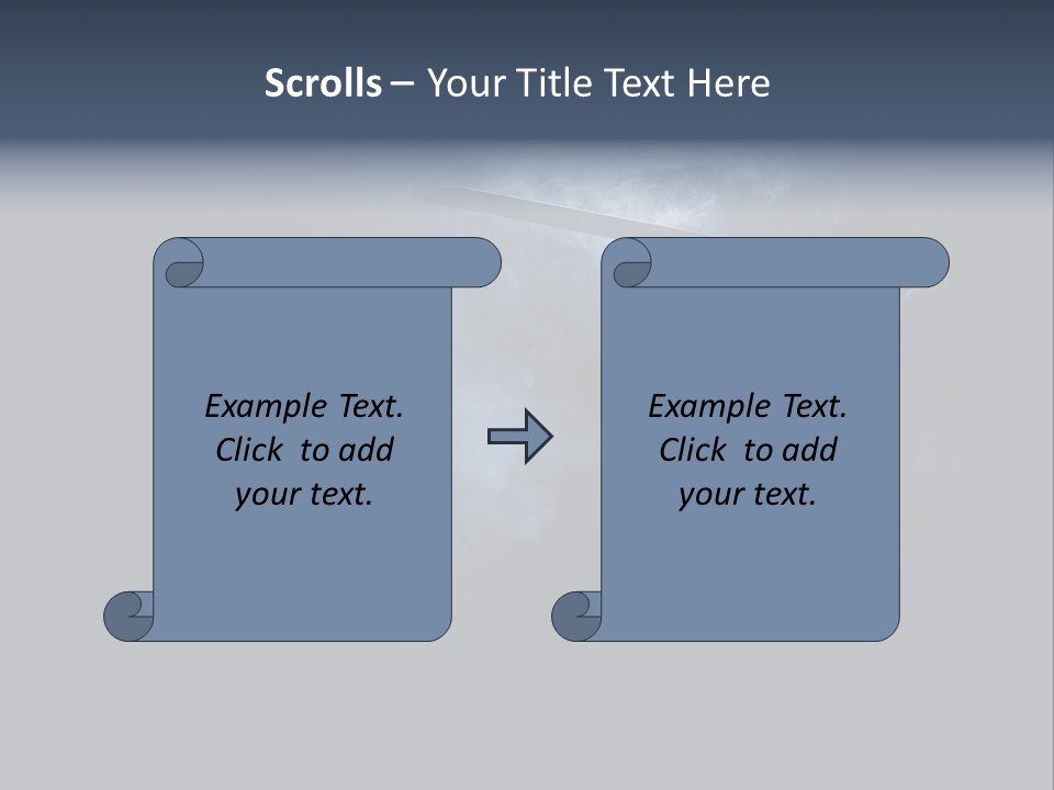 Shadow Mist Combative PowerPoint Template
