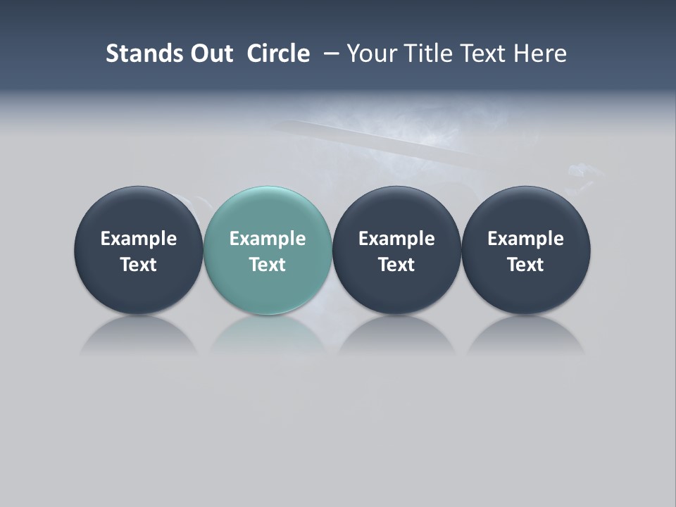Shadow Mist Combative PowerPoint Template
