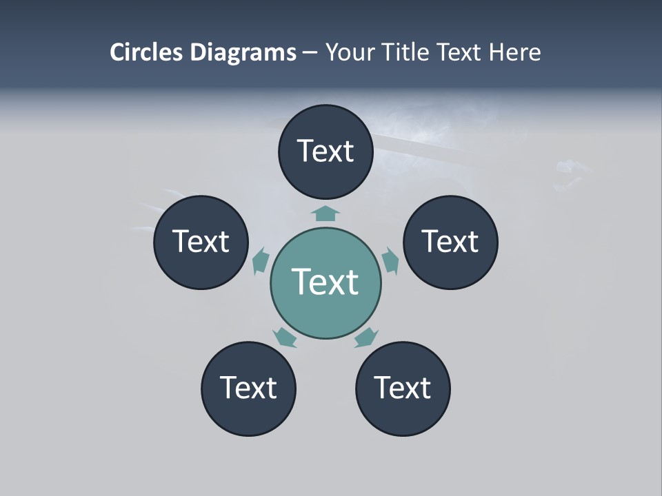 Shadow Mist Combative PowerPoint Template