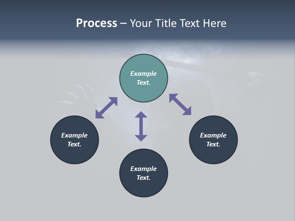 Shadow Mist Combative PowerPoint Template