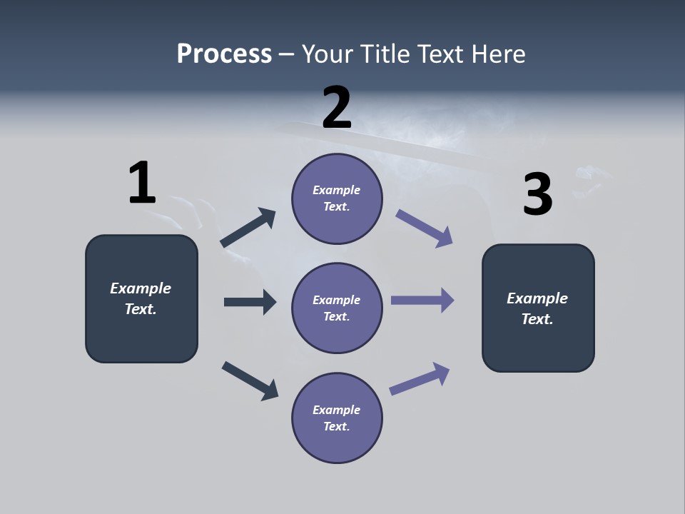 Shadow Mist Combative PowerPoint Template