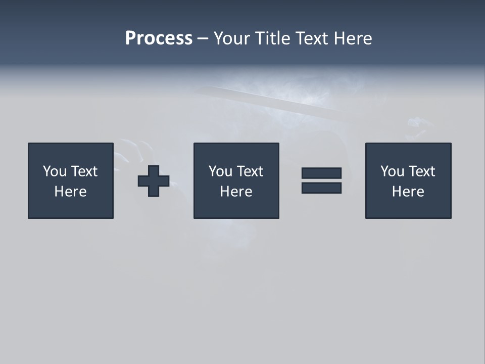 Shadow Mist Combative PowerPoint Template
