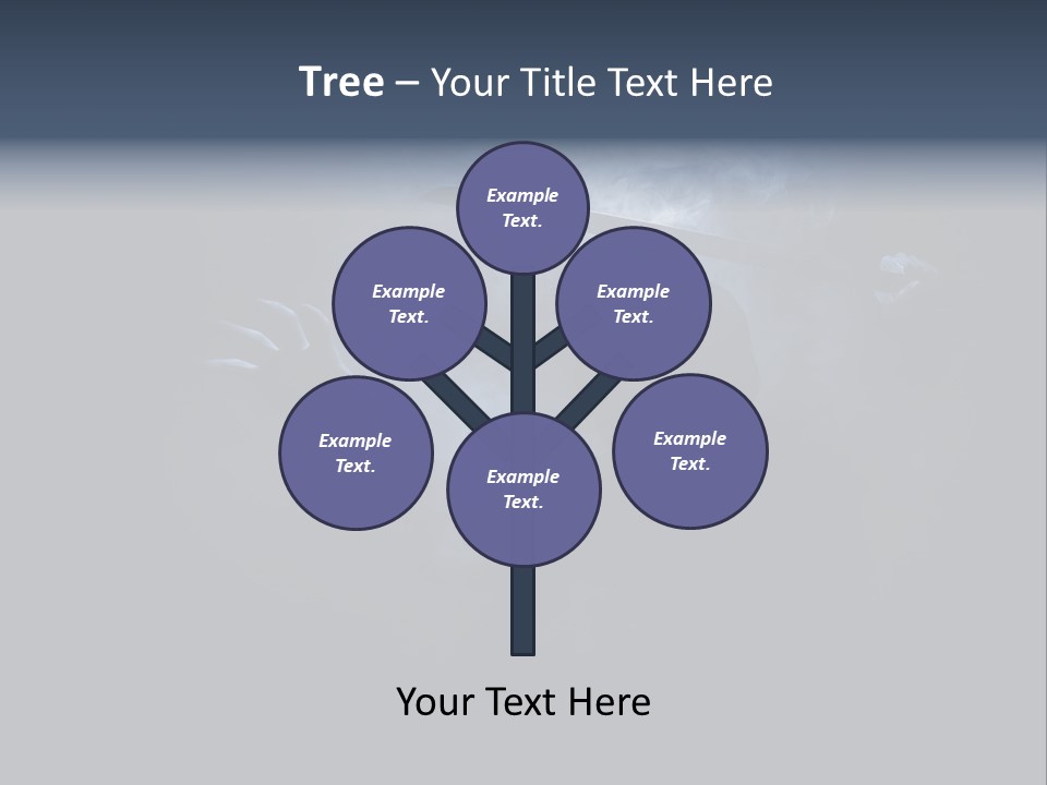 Shadow Mist Combative PowerPoint Template