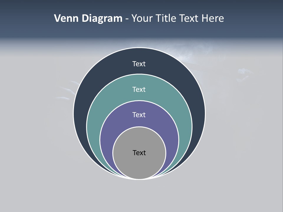Shadow Mist Combative PowerPoint Template