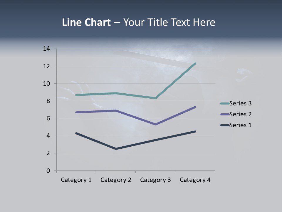 Shadow Mist Combative PowerPoint Template