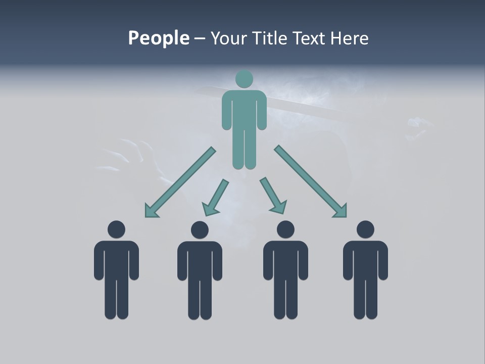 Shadow Mist Combative PowerPoint Template