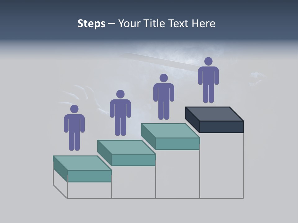 Shadow Mist Combative PowerPoint Template