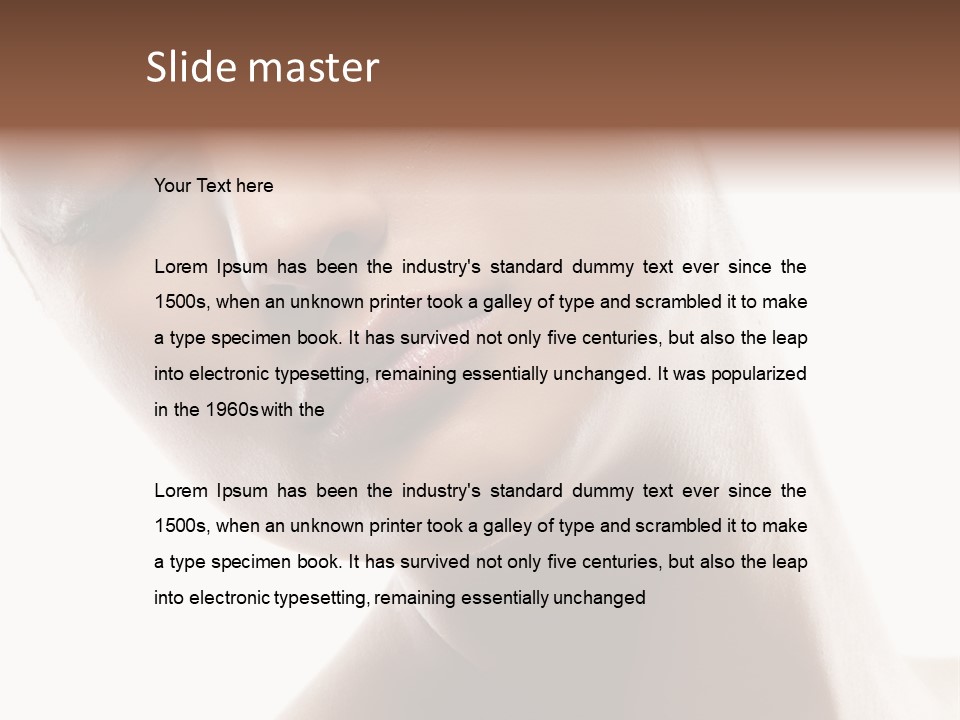 Crossbones Cross Vinylcutting PowerPoint Template