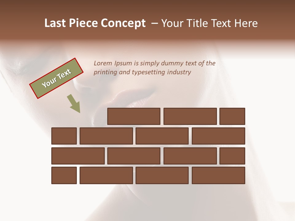 Crossbones Cross Vinylcutting PowerPoint Template