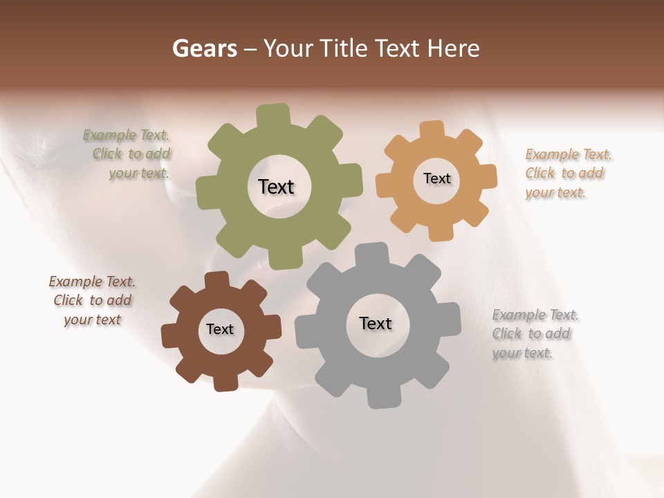 Crossbones Cross Vinylcutting PowerPoint Template