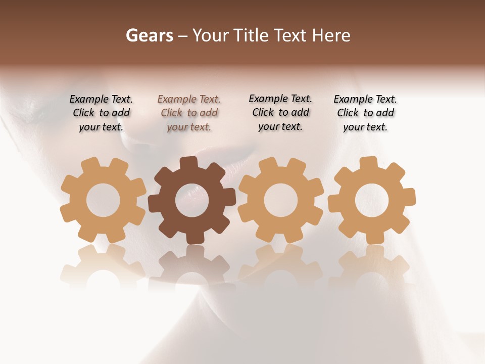 Crossbones Cross Vinylcutting PowerPoint Template