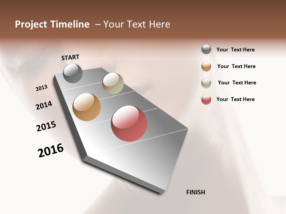 Crossbones Cross Vinylcutting PowerPoint Template