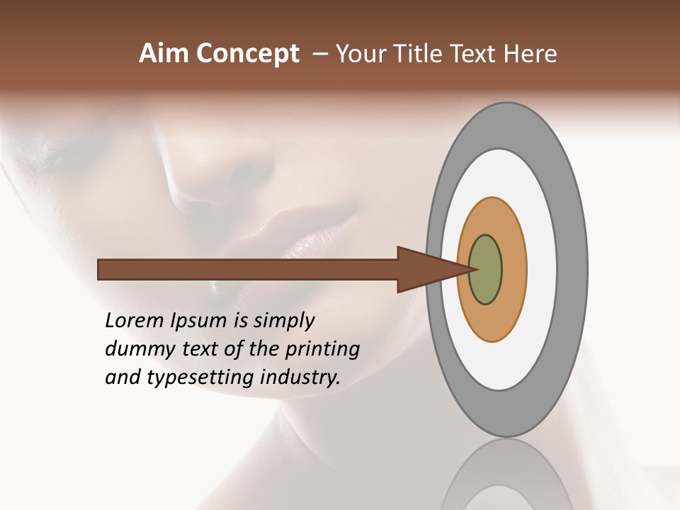 Crossbones Cross Vinylcutting PowerPoint Template