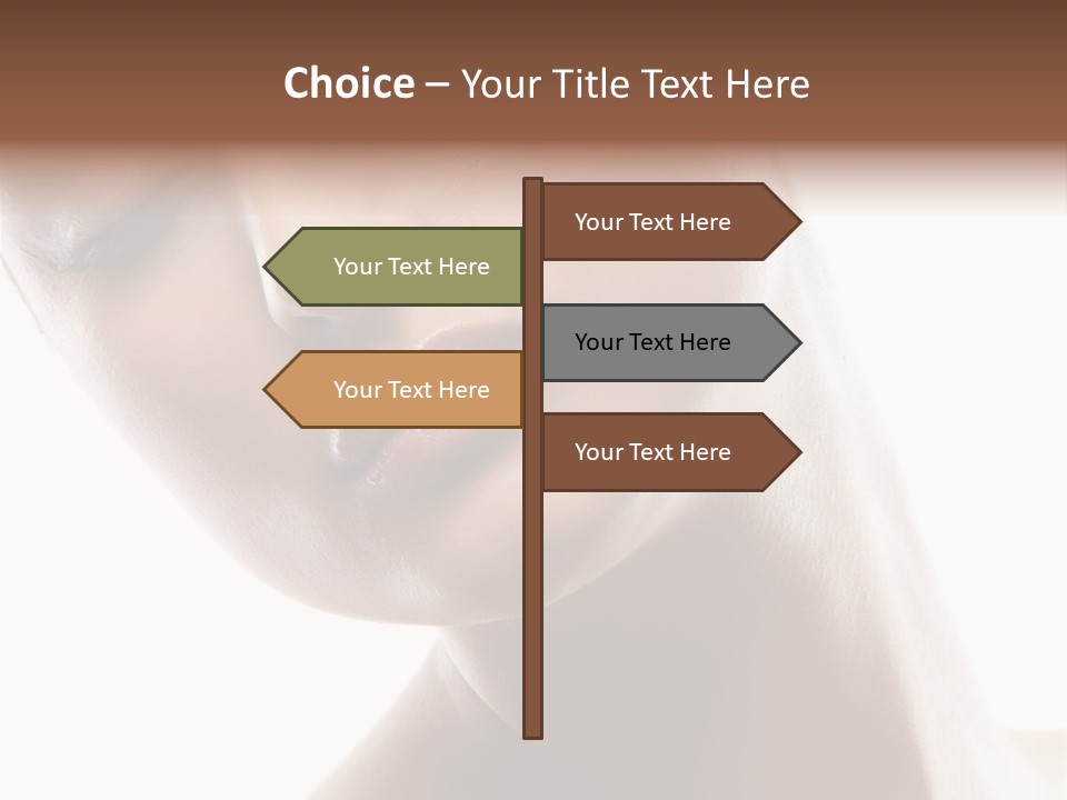 Crossbones Cross Vinylcutting PowerPoint Template