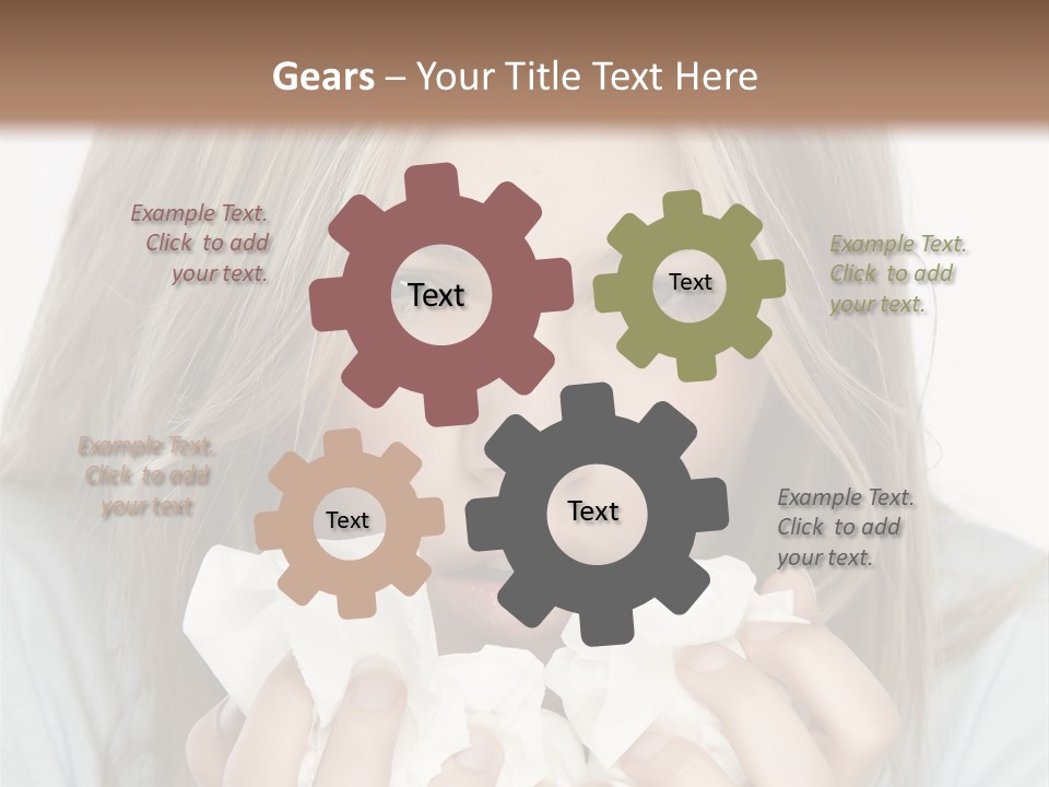 Sickness Bacteria Germs PowerPoint Template