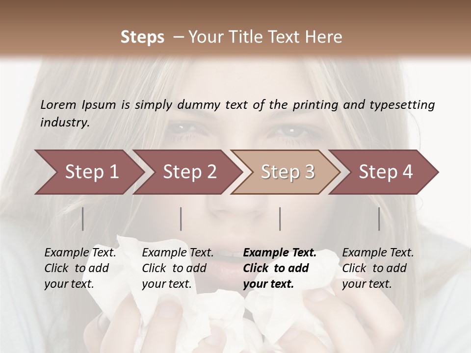 Sickness Bacteria Germs PowerPoint Template