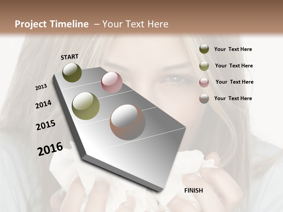 Sickness Bacteria Germs PowerPoint Template