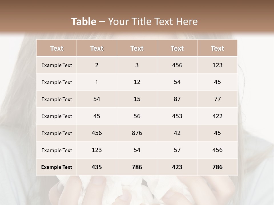 Sickness Bacteria Germs PowerPoint Template
