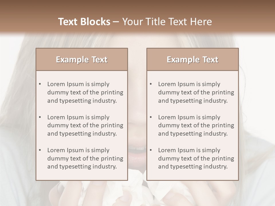 Sickness Bacteria Germs PowerPoint Template