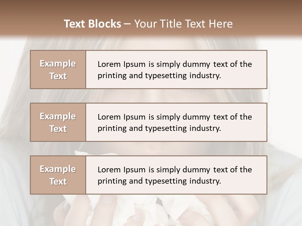 Sickness Bacteria Germs PowerPoint Template