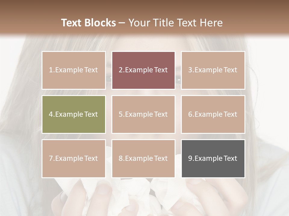 Sickness Bacteria Germs PowerPoint Template