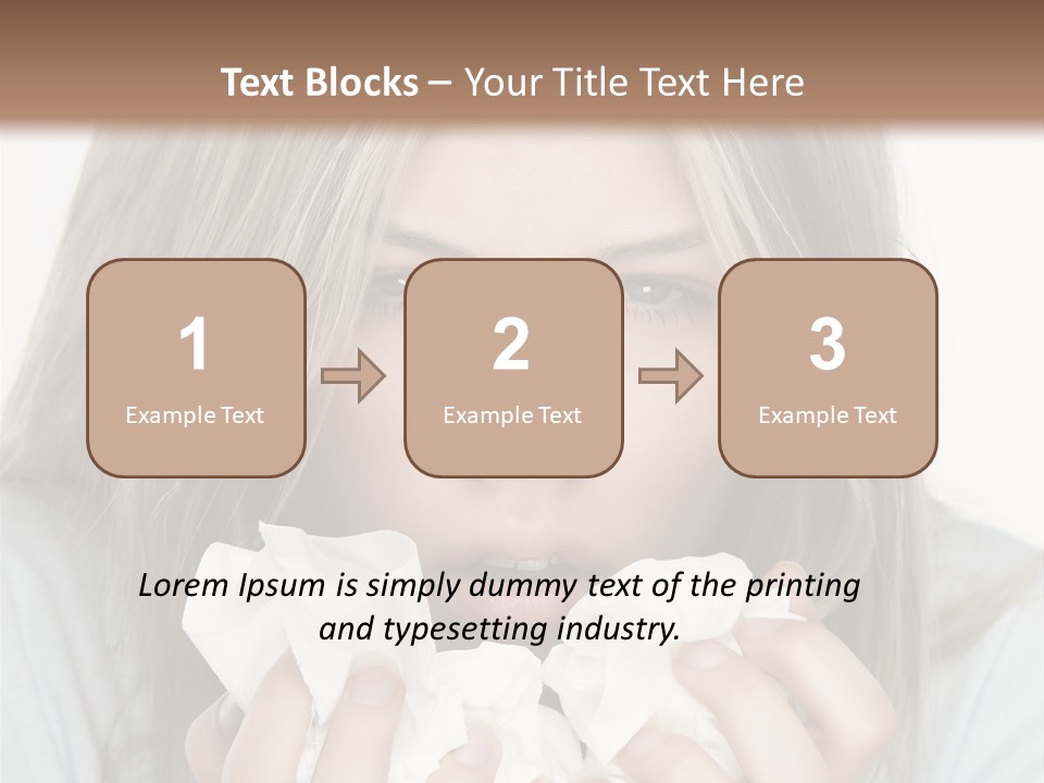 Sickness Bacteria Germs PowerPoint Template