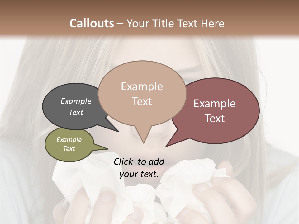 Sickness Bacteria Germs PowerPoint Template