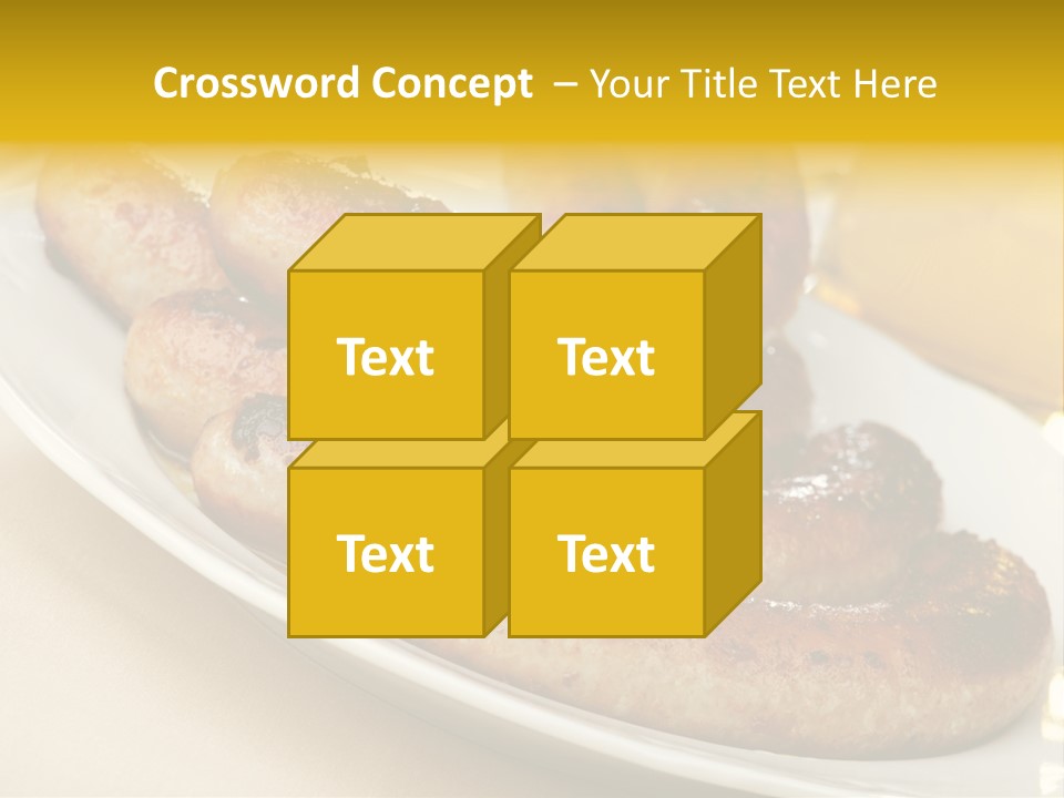 Meat October Roast PowerPoint Template