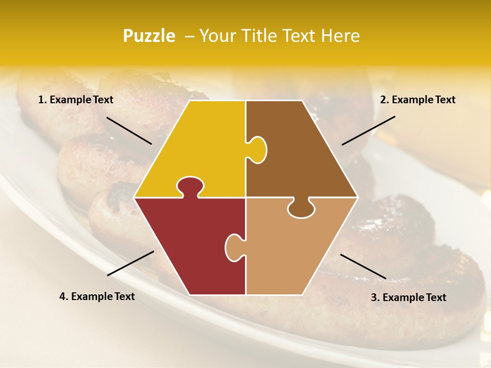 Meat October Roast PowerPoint Template