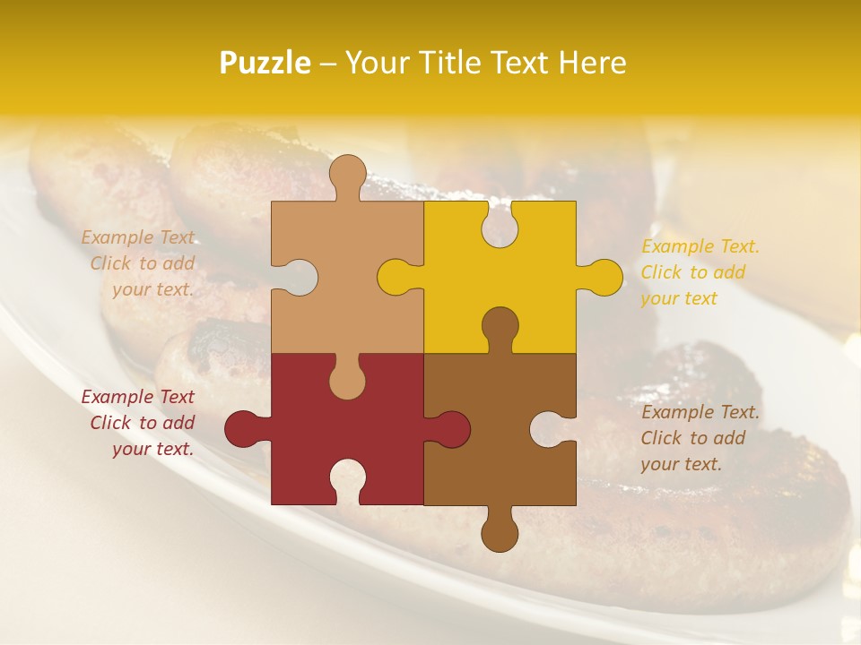 Meat October Roast PowerPoint Template