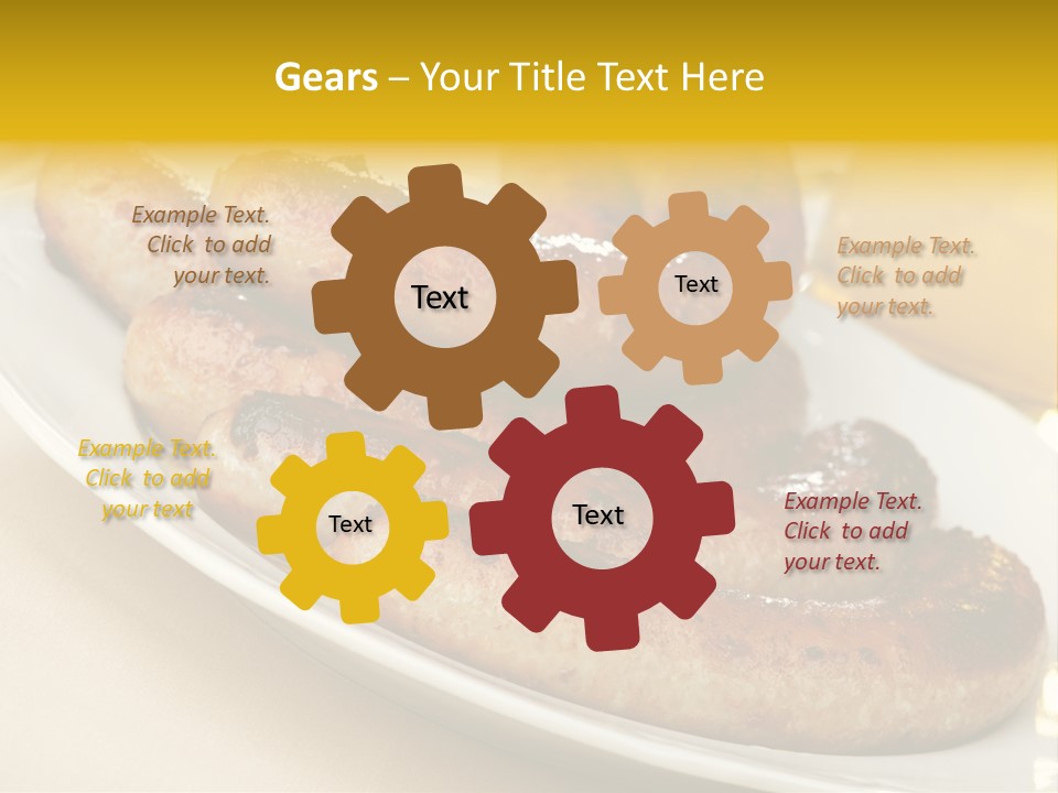 Meat October Roast PowerPoint Template