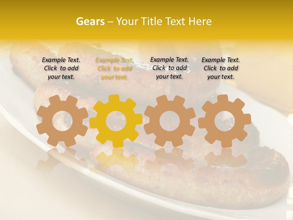 Meat October Roast PowerPoint Template