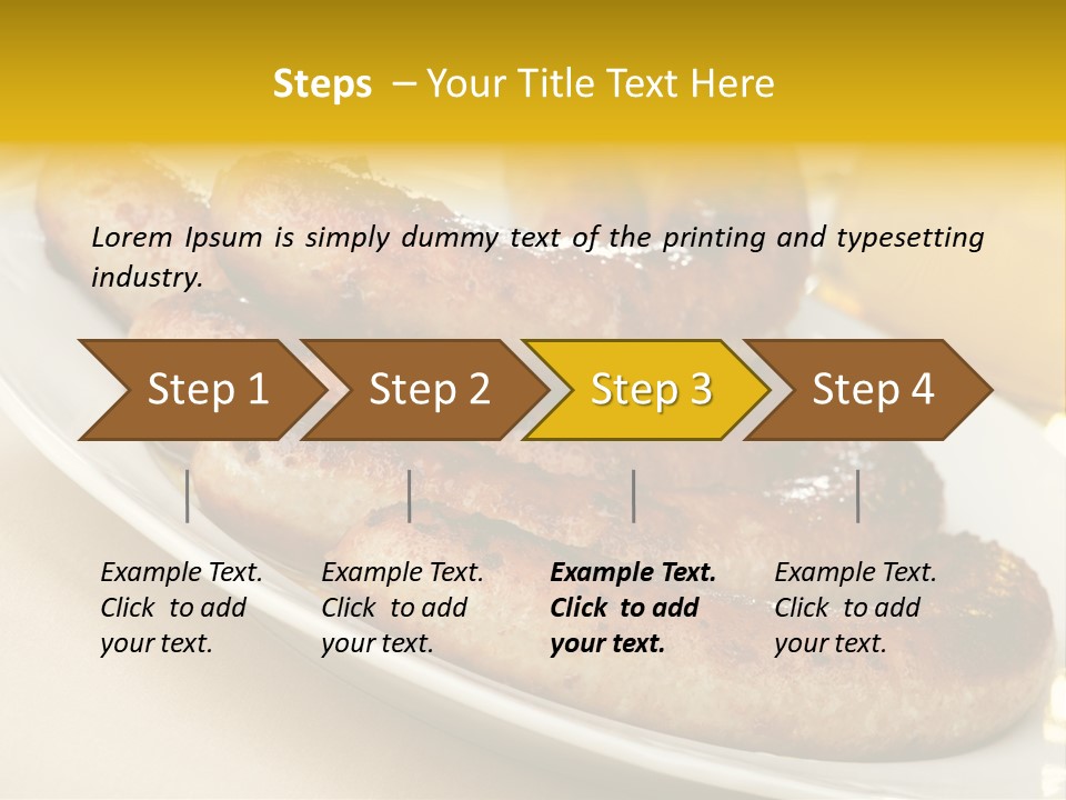 Meat October Roast PowerPoint Template