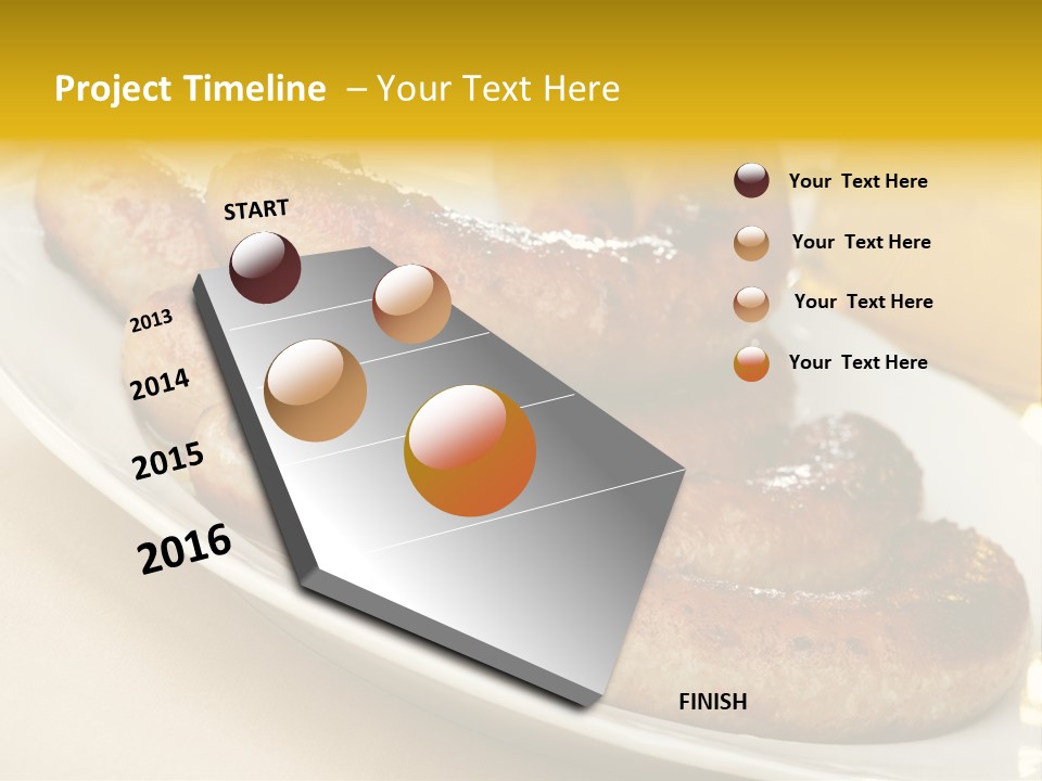 Meat October Roast PowerPoint Template