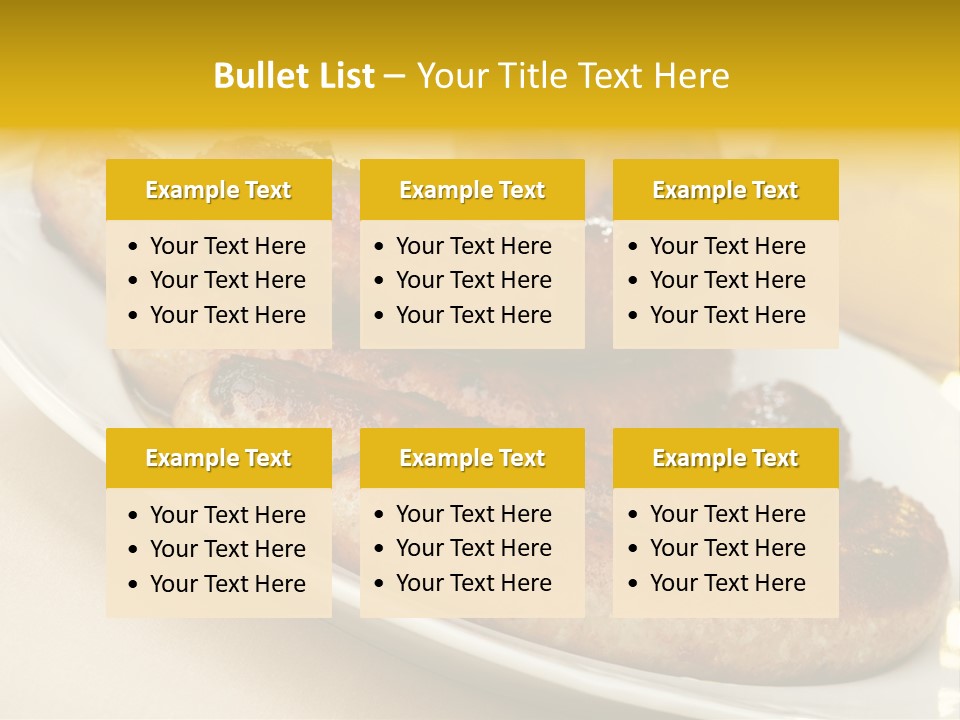 Meat October Roast PowerPoint Template